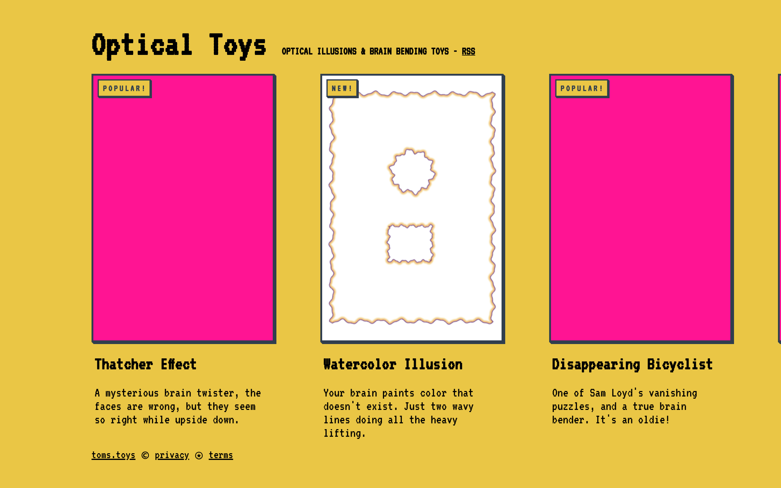 Optical Toys