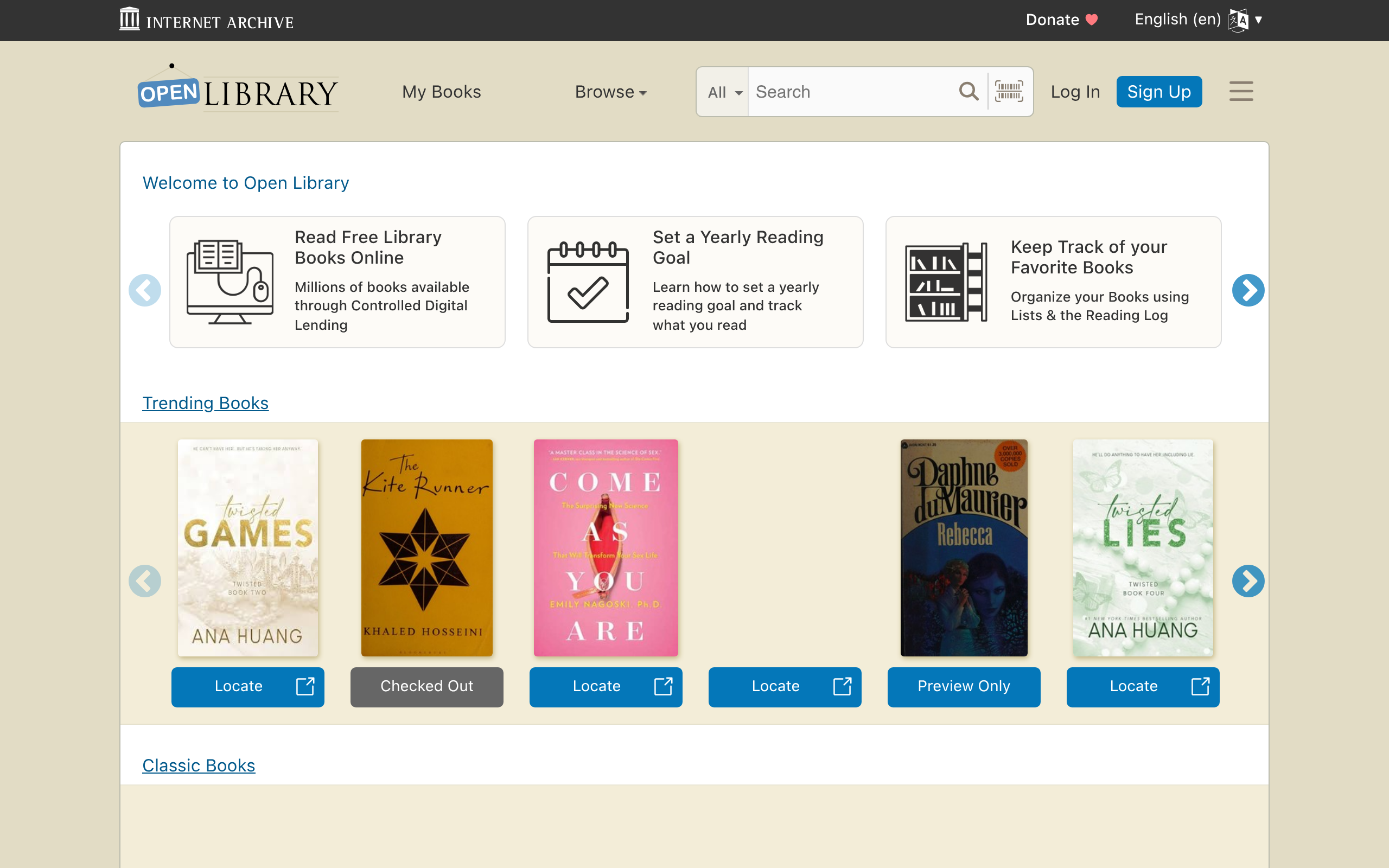 Open Library - Free Online Book Catalog & Lending Library