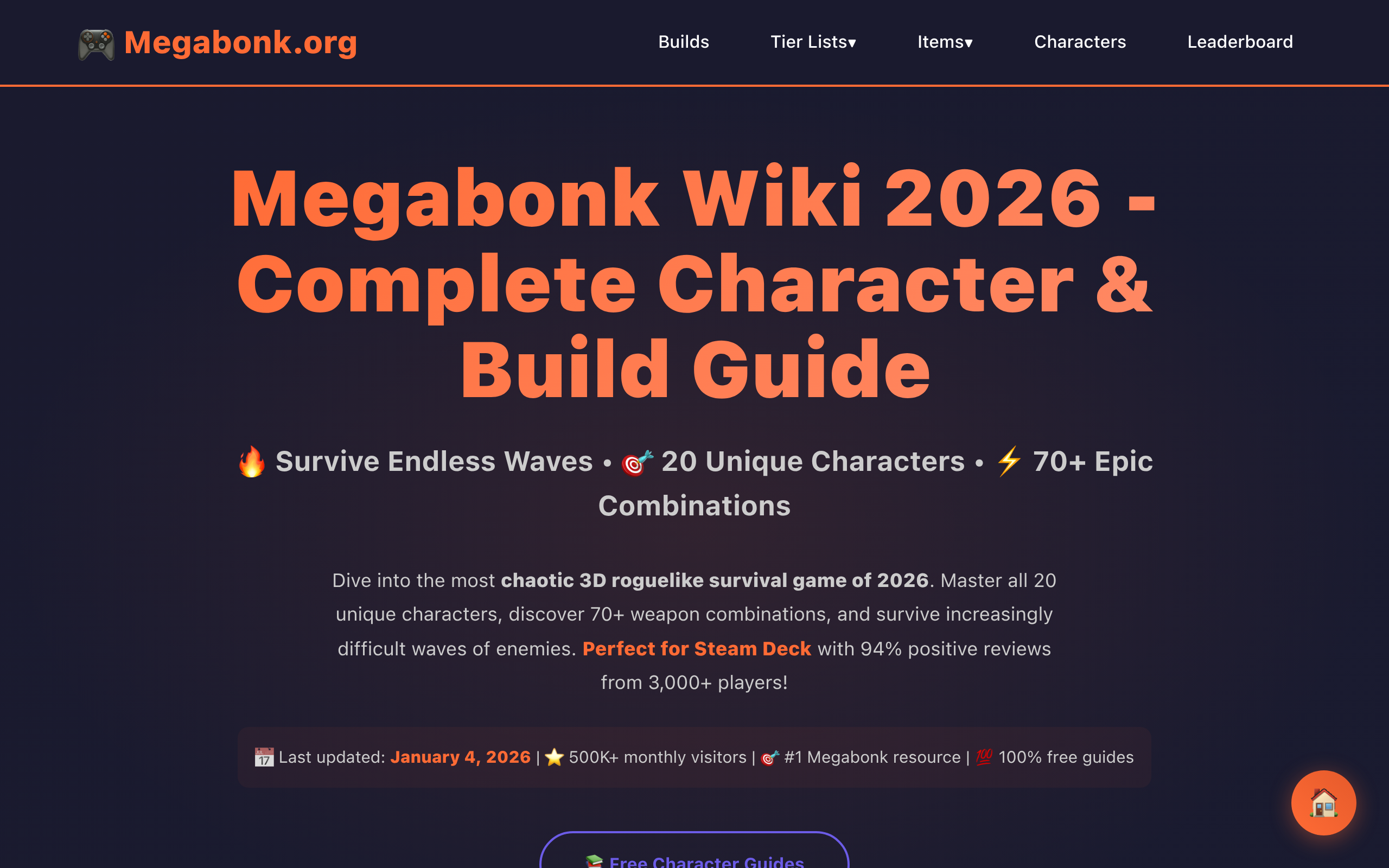 Megabonk Guide & Builds