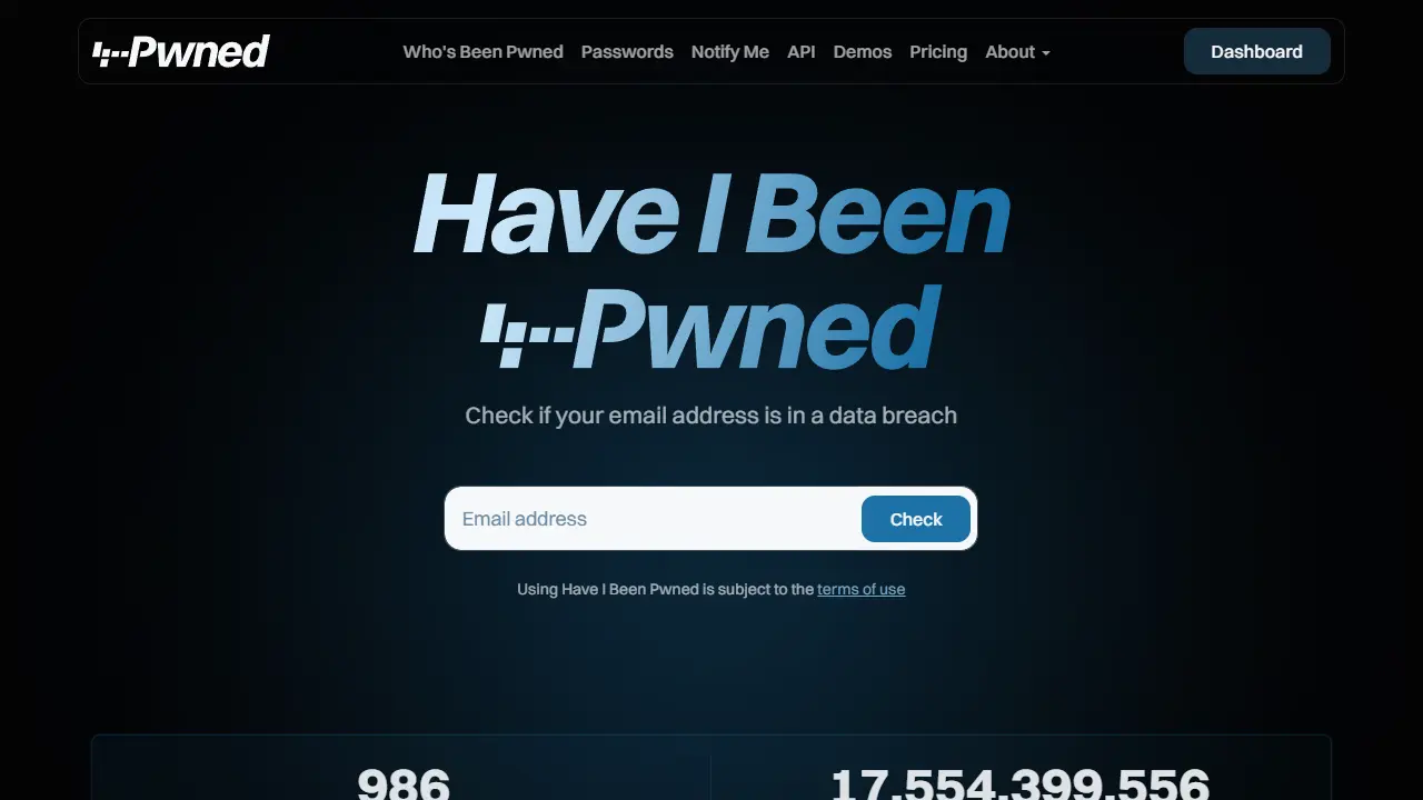 Have I Been Pwned