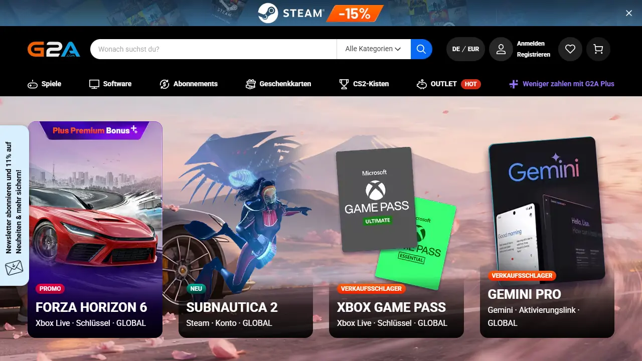 G2A - Digital Gaming Marketplace