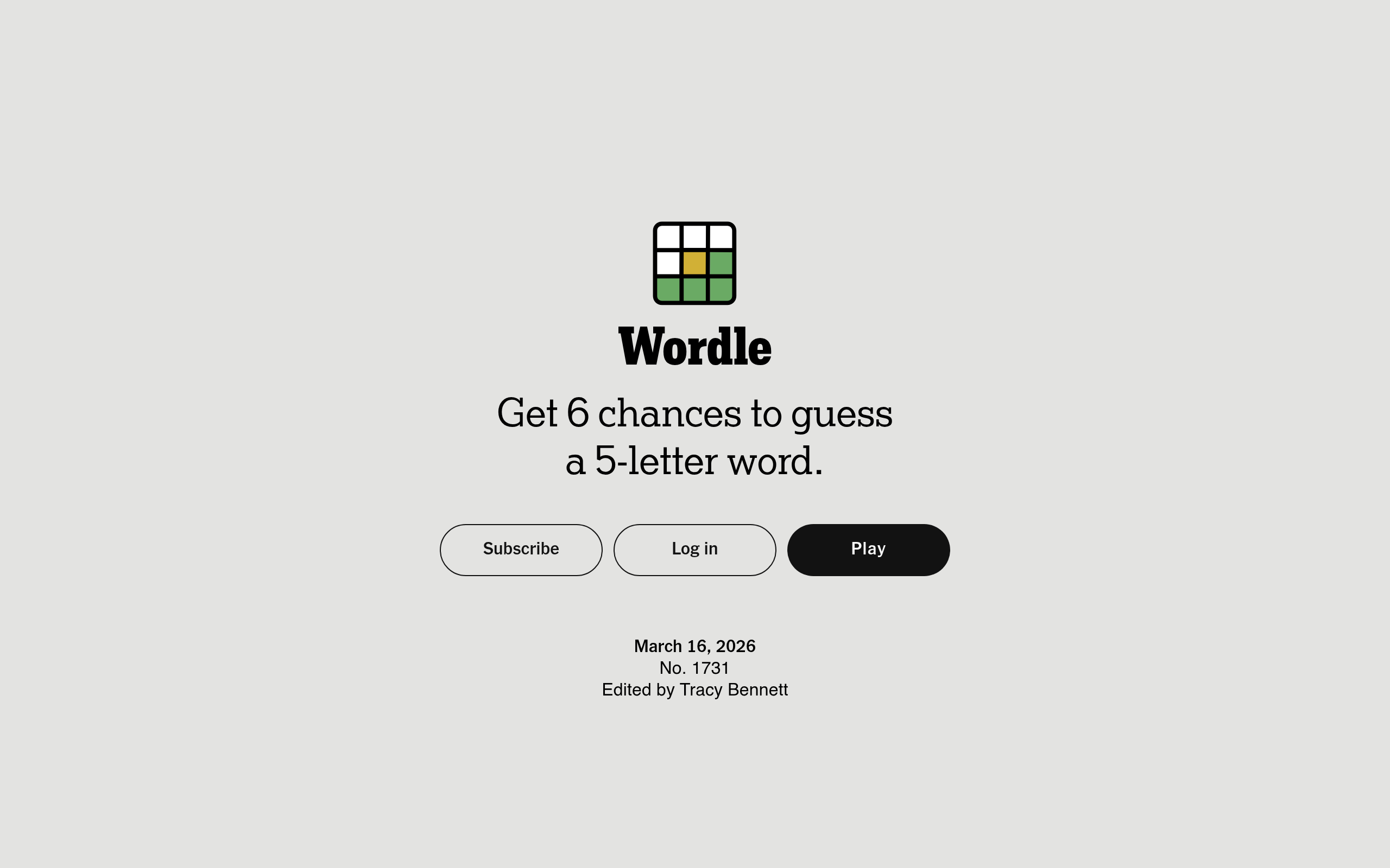 Wordle - A daily word game