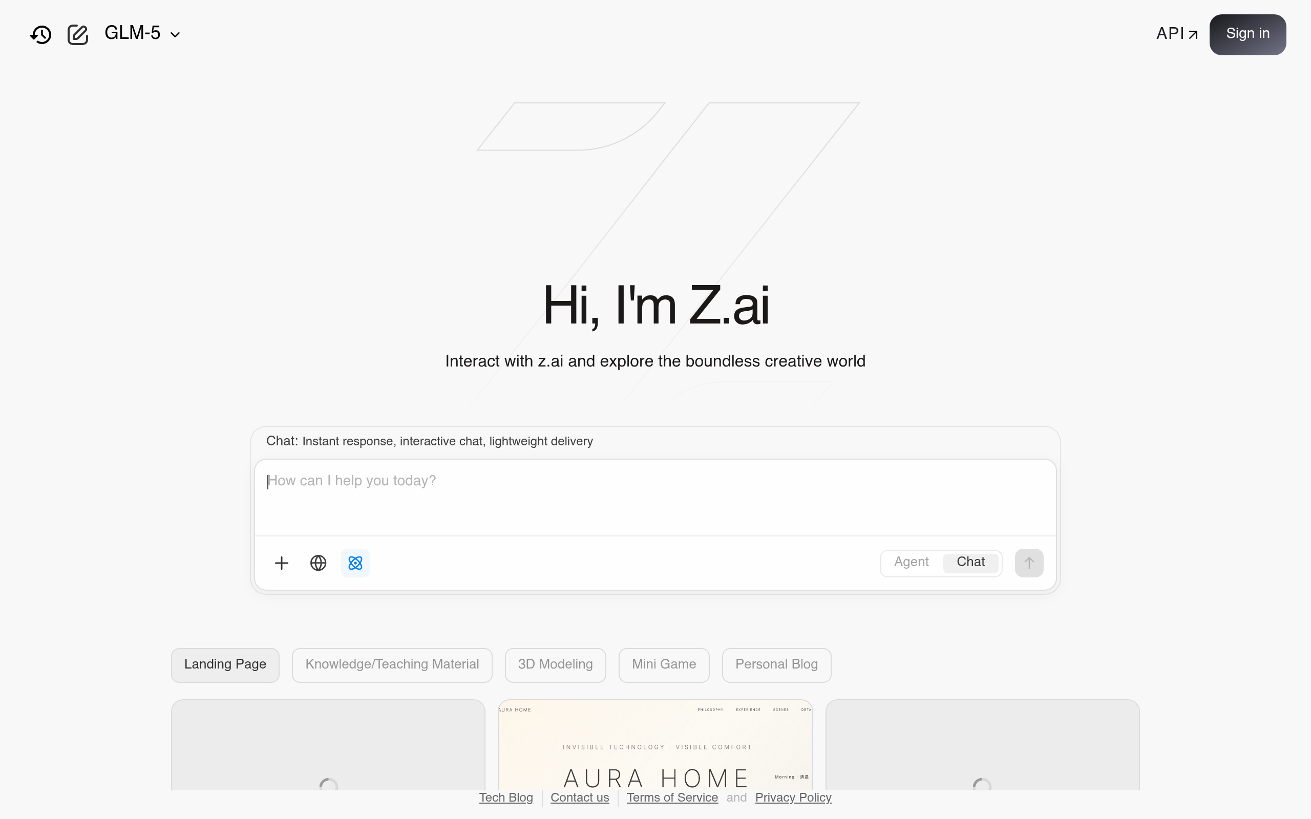 Z.ai - Free AI Chatbot & Agent powered by GLM-5 & GLM-4.7