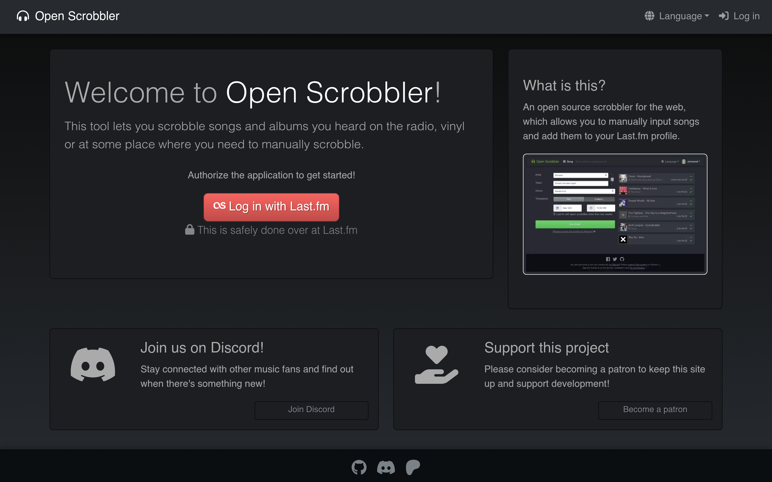 OpenScrobbler - Manual Last.fm Scrobbling Tool