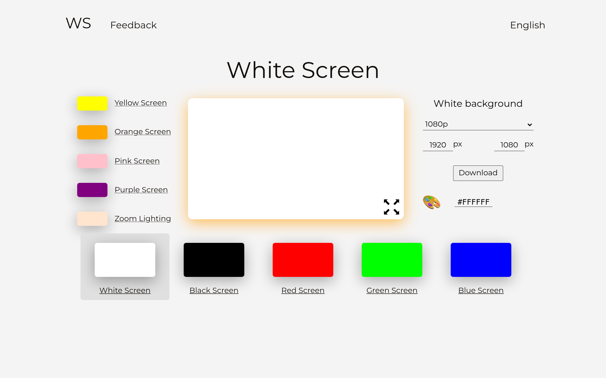 WhiteScreen