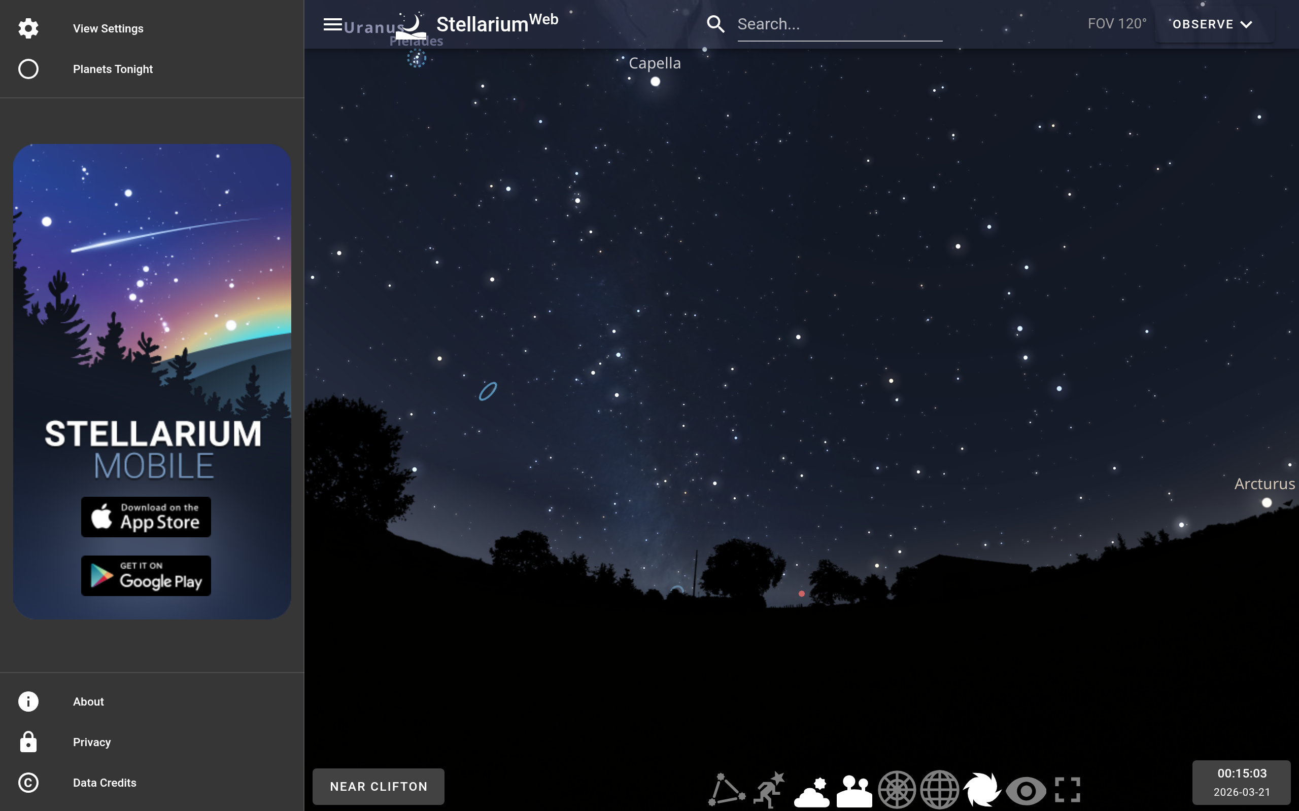 Stellarium Web