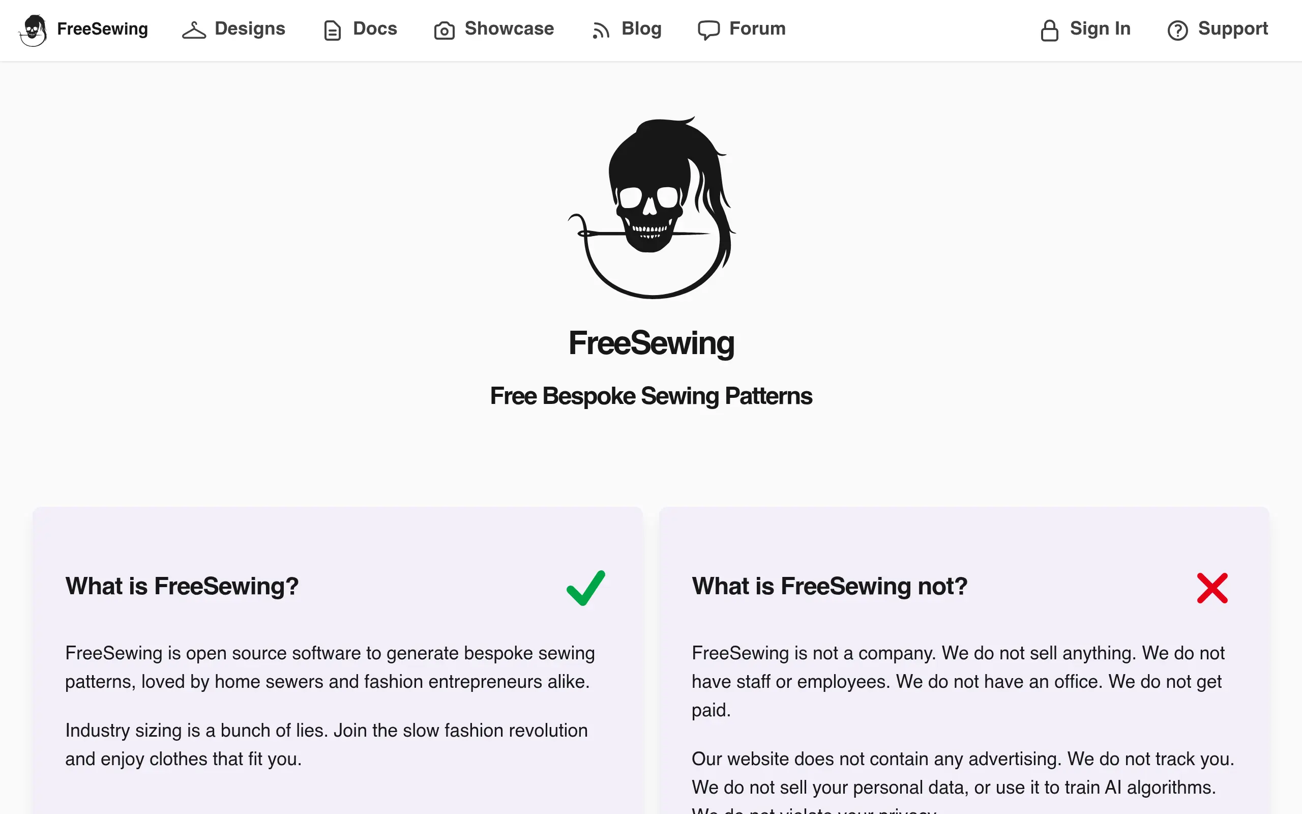 FreeSewing